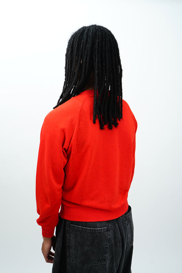 80’s "lotto" -"John Newcombe" Printed Raglan Sweat-