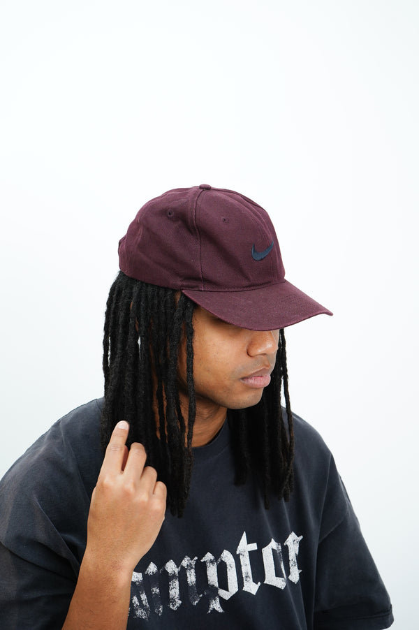 90's "NIKE" -Logo Embroidery 6Panel Cap-