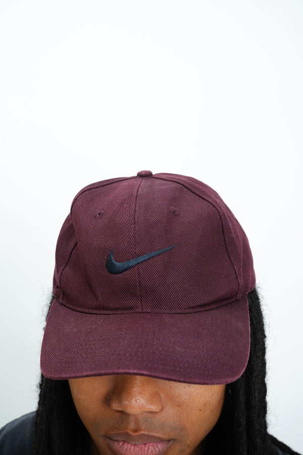 90's "NIKE" -Logo Embroidery 6Panel Cap-