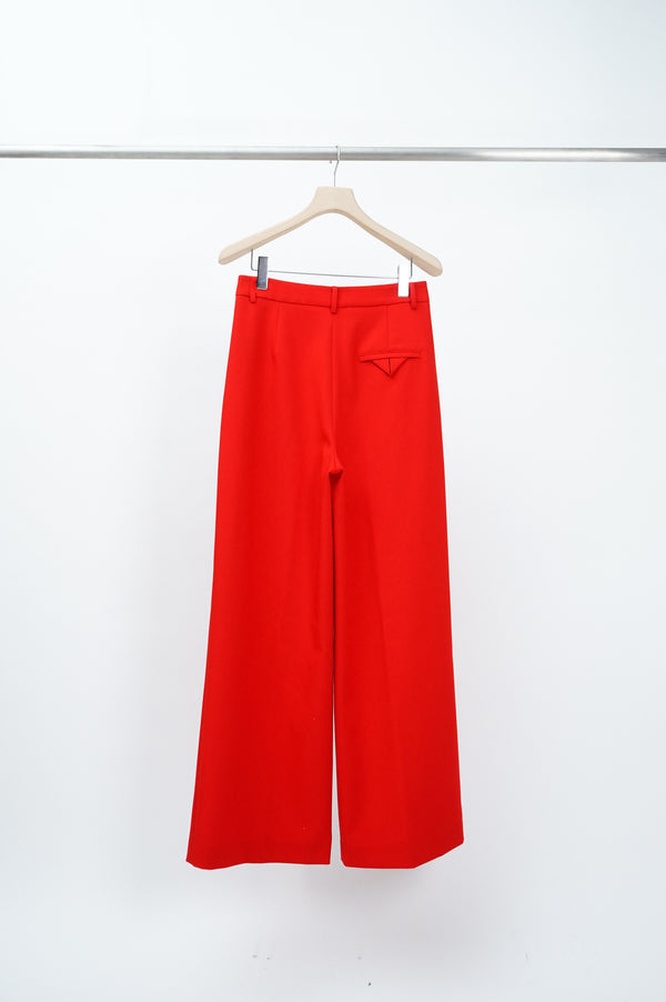 "LAURUSTINUS" -Polyester Baggy Slacks-
