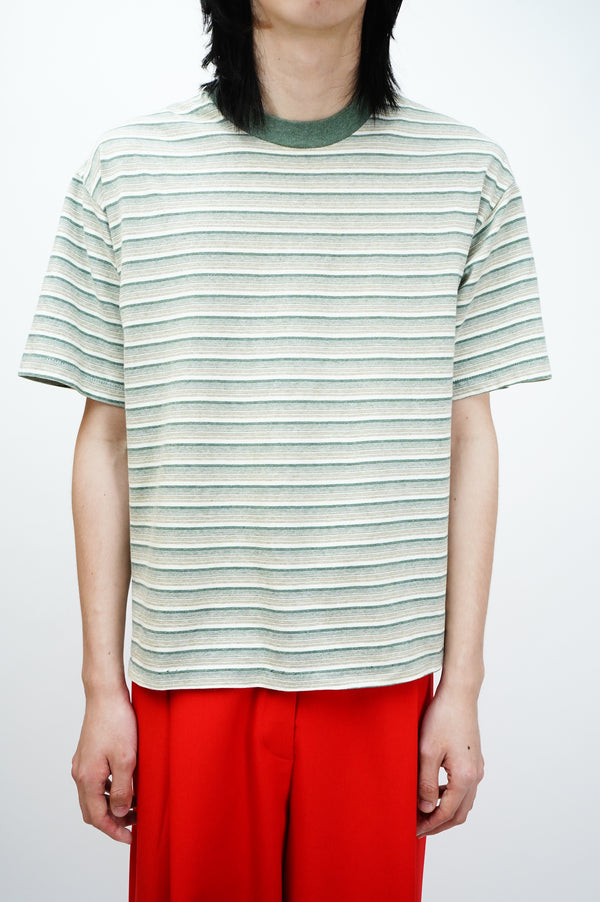 90's "BASIC EDITIONS" -Border Pattern S/S Tee-
