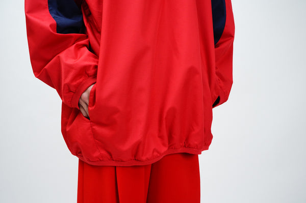 "majestic" -"RED SOX" Logo Embroidery Half Zip Pullover-