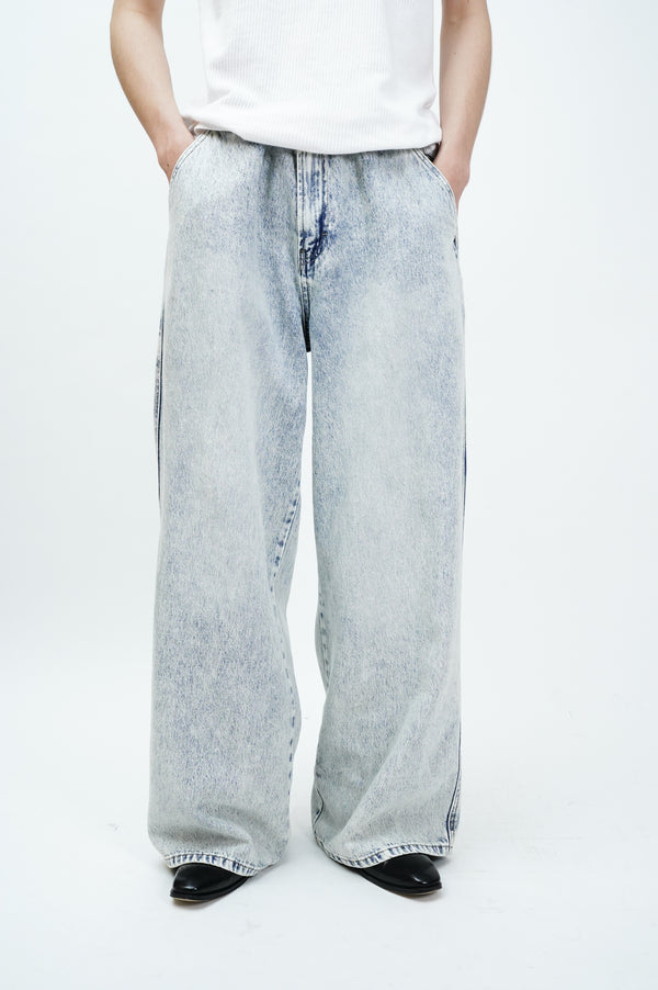 "UNKNOWN" -Baggy Denim Pants-