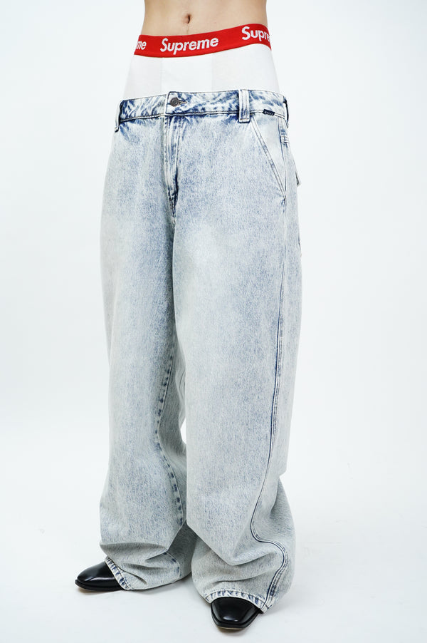 "UNKNOWN" -Baggy Denim Pants-