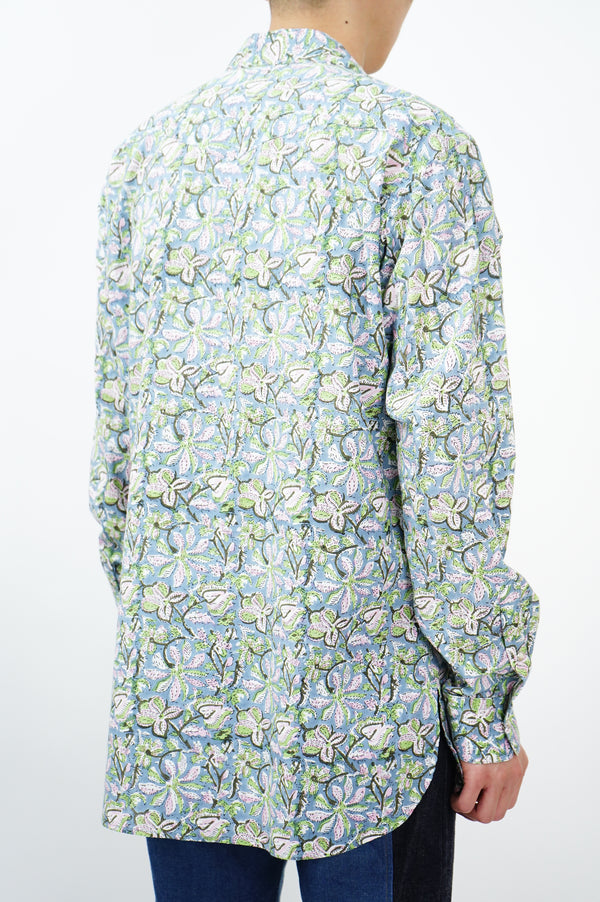 PUTHLI.C -Floral Print Cowboy Shirt-