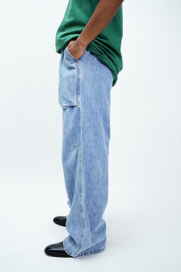 "UNKNOWN" -Baker Type Baggy Denim Pants-