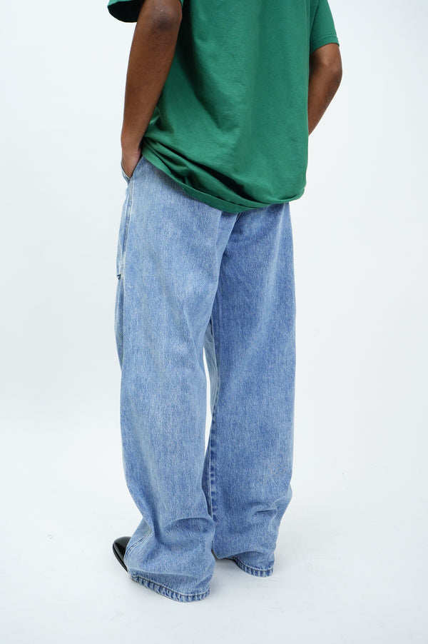 "UNKNOWN" -Baker Type Baggy Denim Pants-