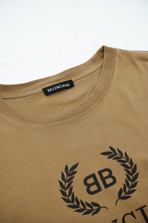 "BALENCIAGA" -Logo Printed S/S Tee-