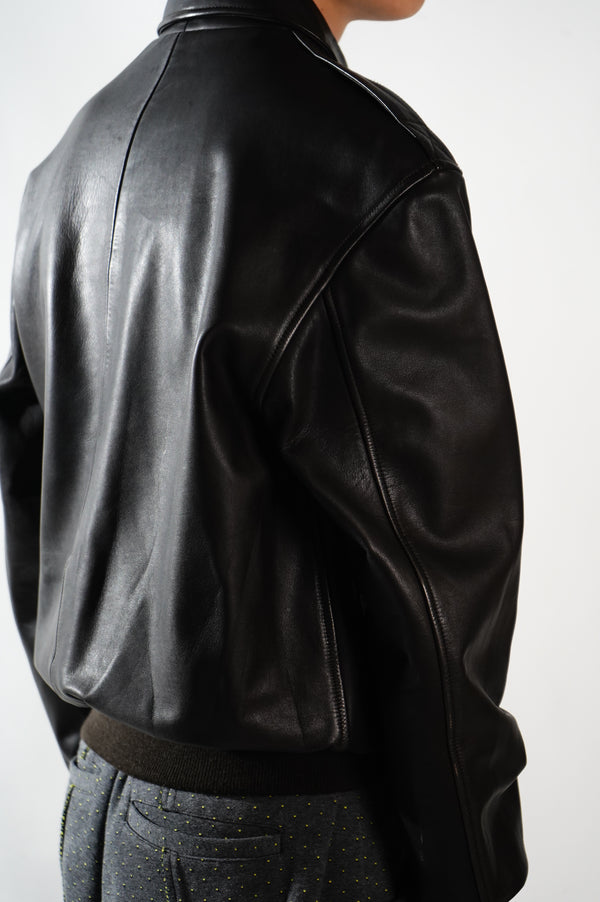 "POLO Ralph Lauren" -A2 TYPE Leather Jacket-