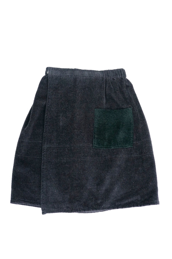 80’s "Pierre Cardin" -Cotton Pile Skirt-