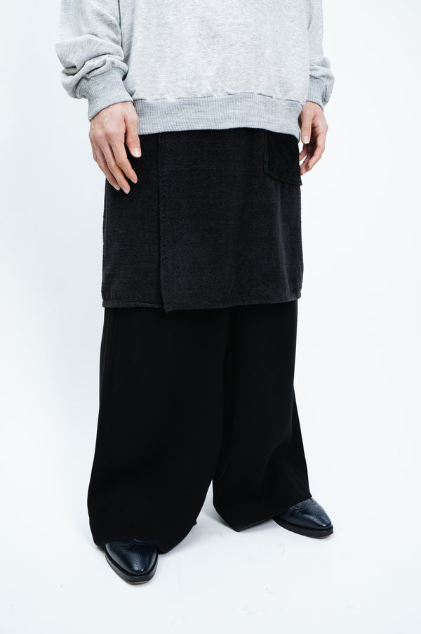 80’s "Pierre Cardin" -Cotton Pile Skirt-