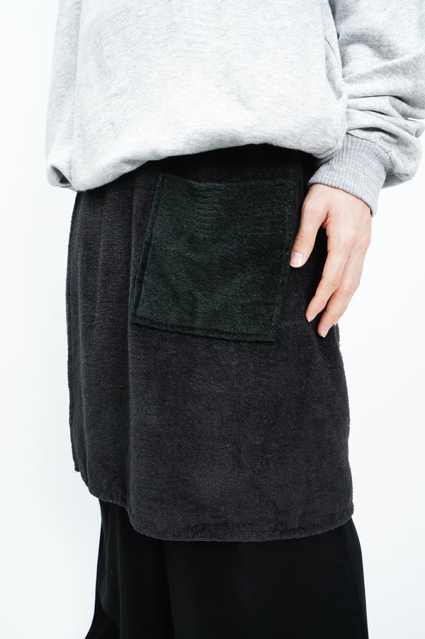 80’s "Pierre Cardin" -Cotton Pile Skirt-