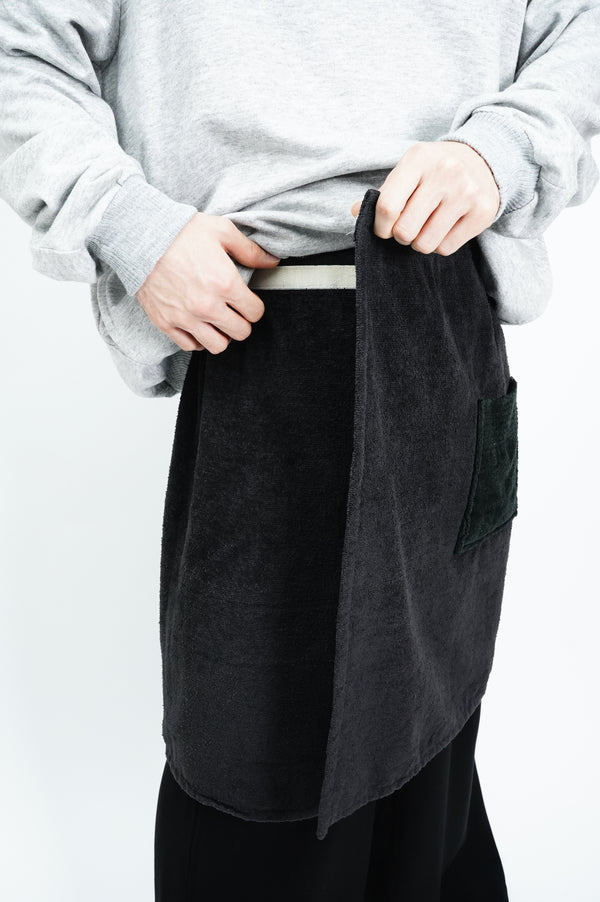 80’s "Pierre Cardin" -Cotton Pile Skirt-