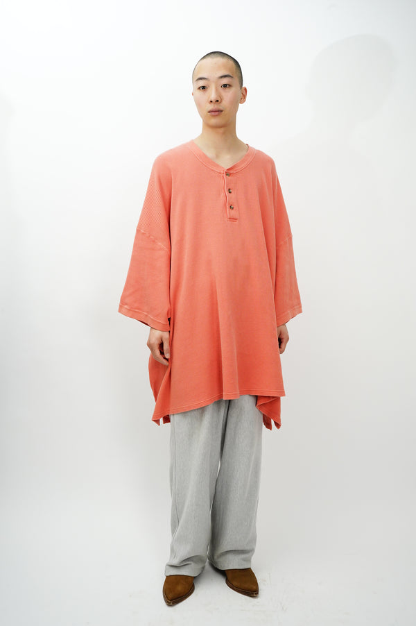 "KING SIZE" -Super Big Thermal Henry Neck Pullover-