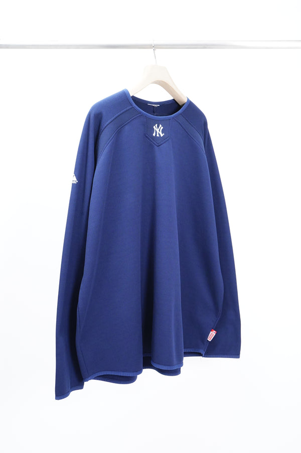 "majestic" -"New York Yankees" Logo Embroidery Jersey Pullover Game Shirts-