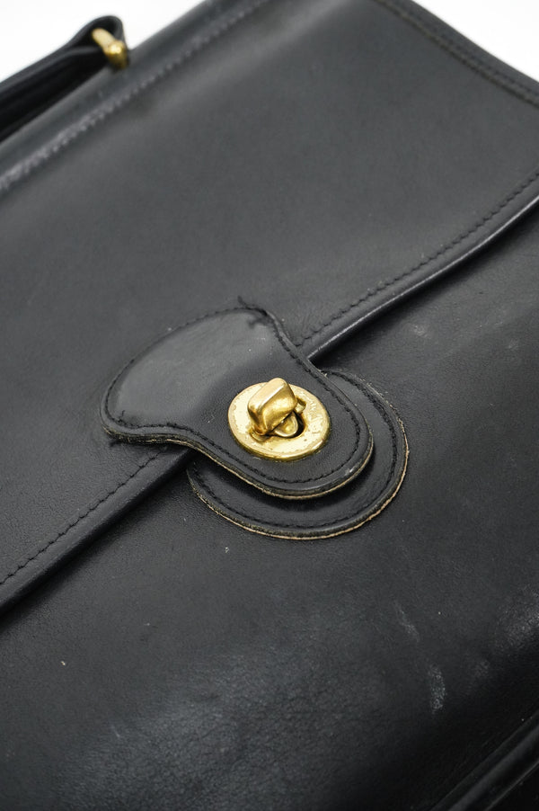 90's "COACH" -Leather Shoulder Bag-
