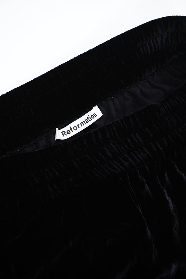 "Reformation" -Velour Easy Pants-