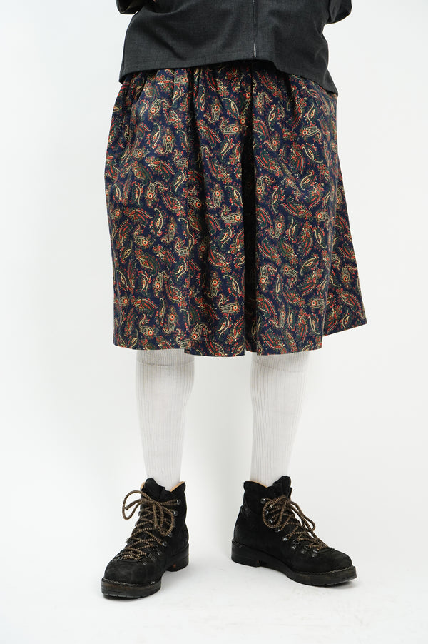 90's "TILLEY ENDURABLES" -Paisley Pattern Cotton Wide Shorts-