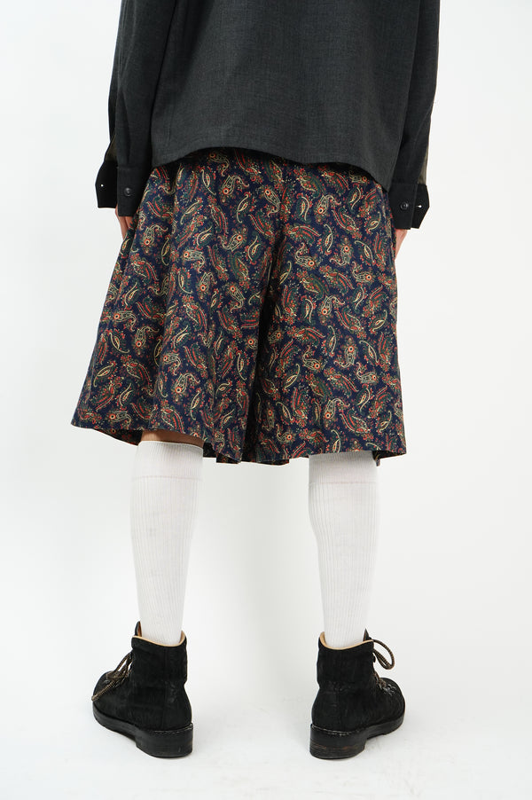 90's "TILLEY ENDURABLES" -Paisley Pattern Cotton Wide Shorts-