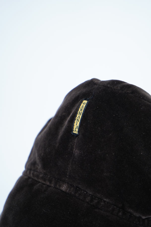 90's "ARMANI JEANS" -Velour Cap-