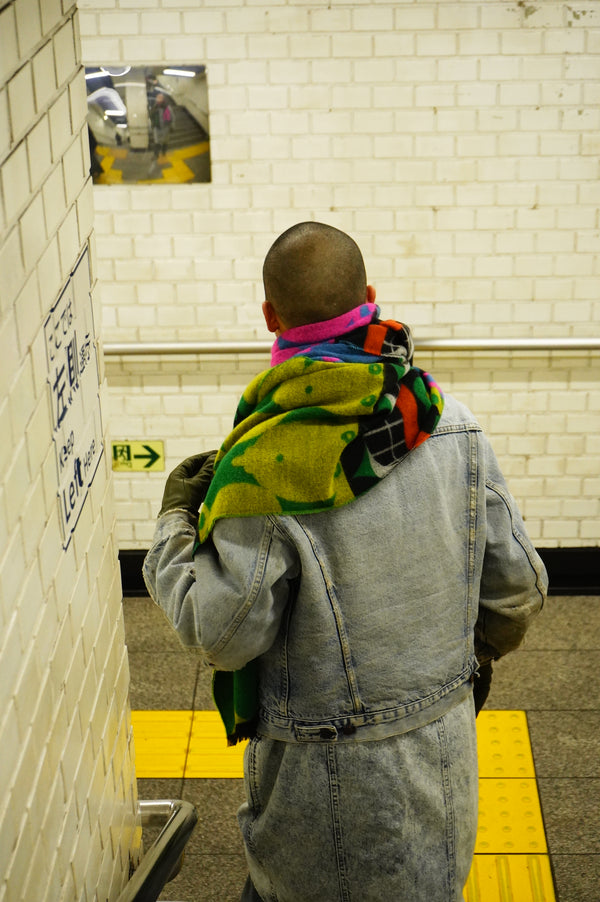 2021FW "Walter Van Beirendonck" -W Bear Scarf-