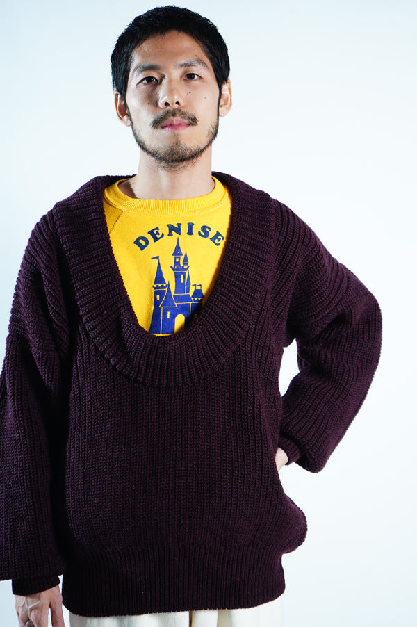 ROUND RIB DIVING PULLOVER