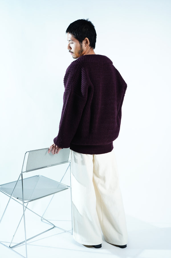 ROUND RIB DIVING PULLOVER