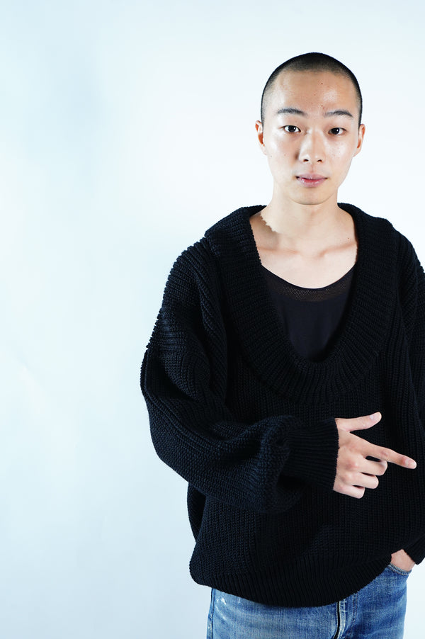 ROUND RIB DIVING PULLOVER