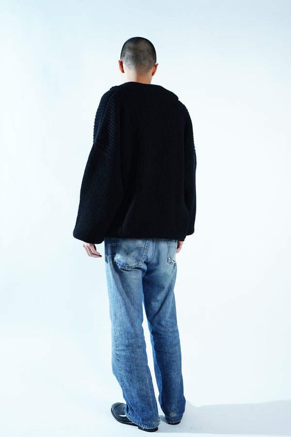 ROUND RIB DIVING PULLOVER