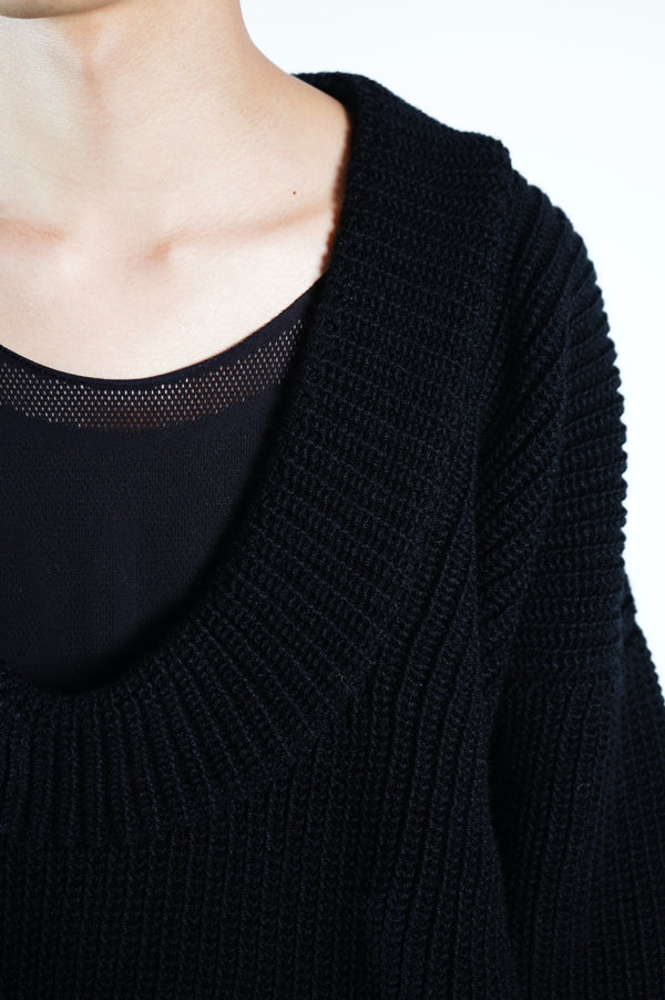 ROUND RIB DIVING PULLOVER