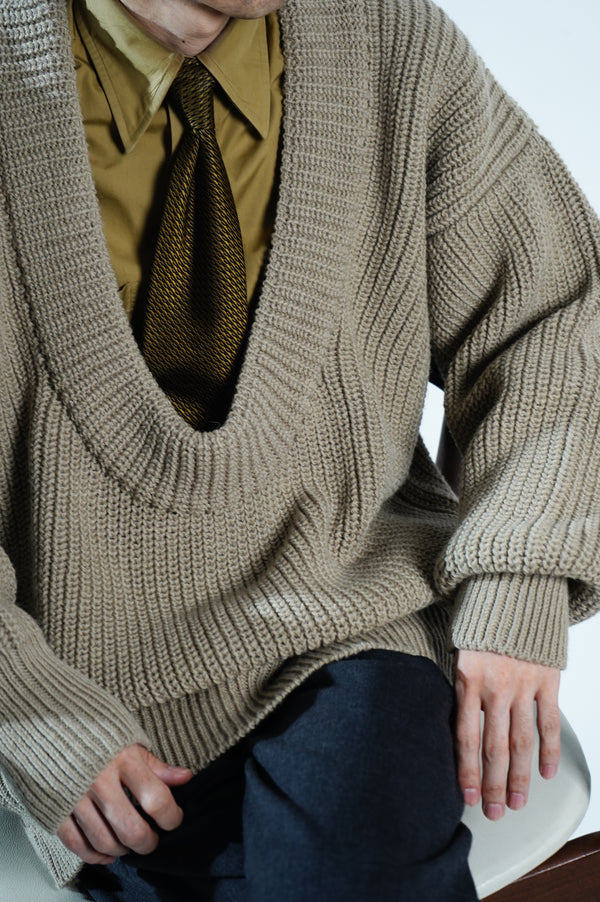ROUND RIB DIVING PULLOVER
