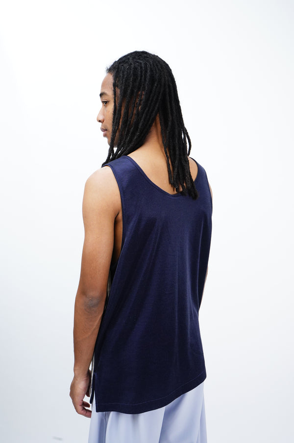 80's "adidas" -"USA" Logo Print Tank Top-