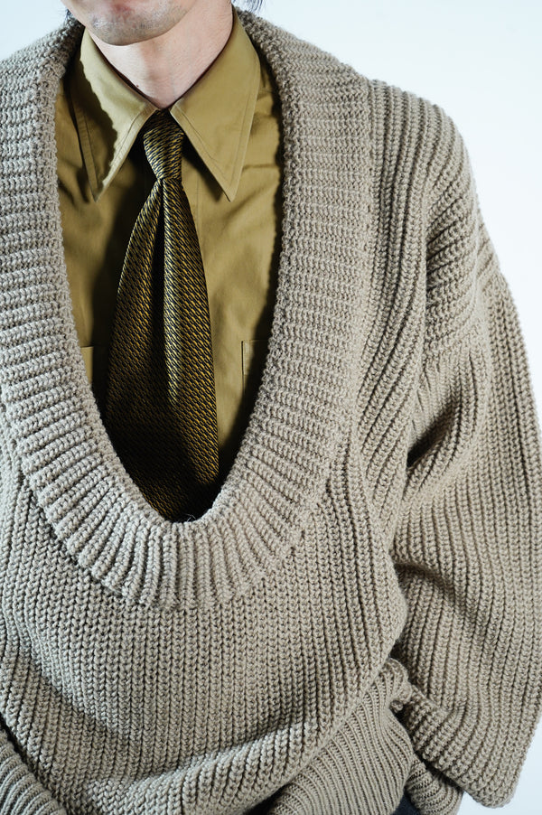 ROUND RIB DIVING PULLOVER