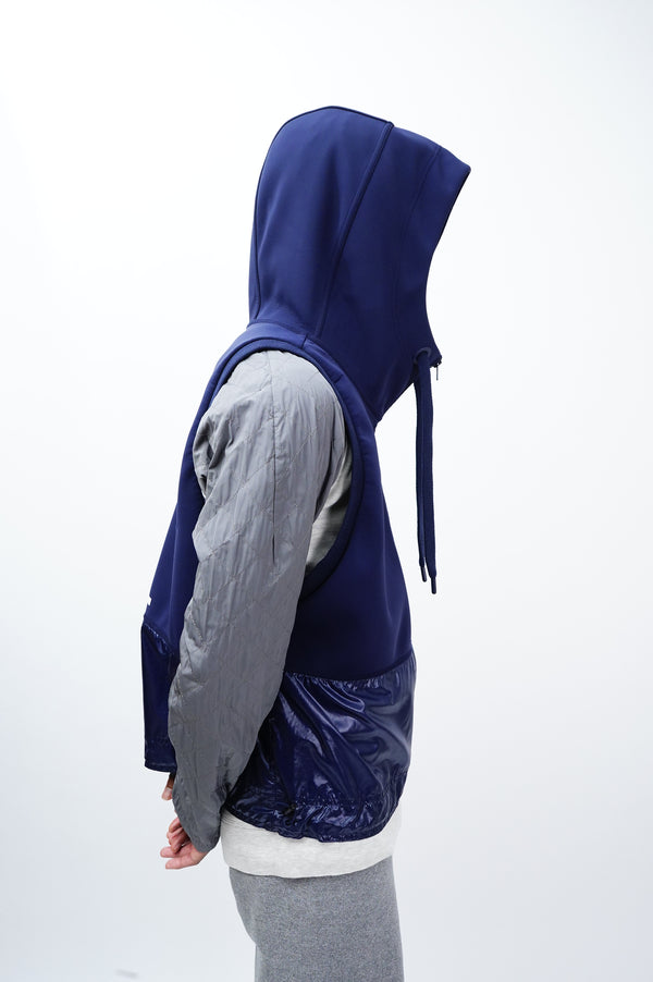 "adidas × Stella mccartney" -Half Zip Pullover Hooded Vest-