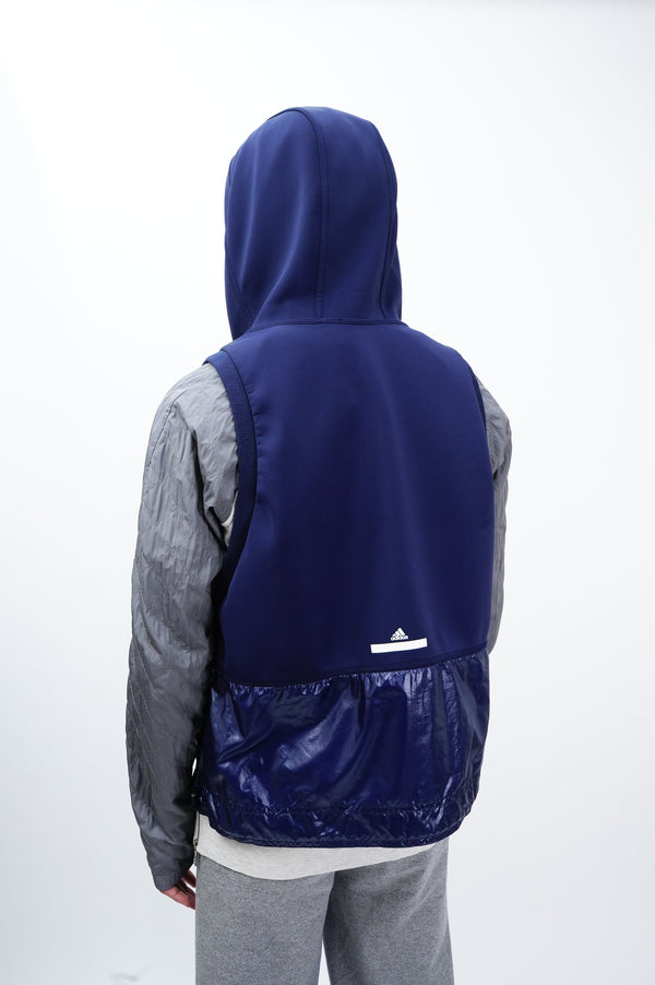 "adidas × Stella mccartney" -Half Zip Pullover Hooded Vest-