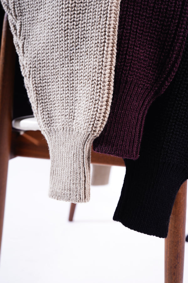 ROUND RIB DIVING PULLOVER