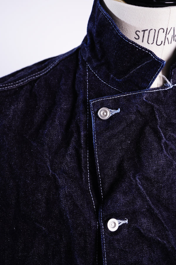 REEFER JEANS VEST -16oz SELVAGE DENIM-