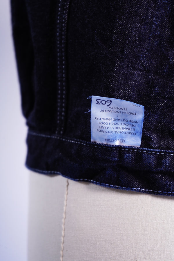 REEFER JEANS VEST -16oz SELVAGE DENIM-