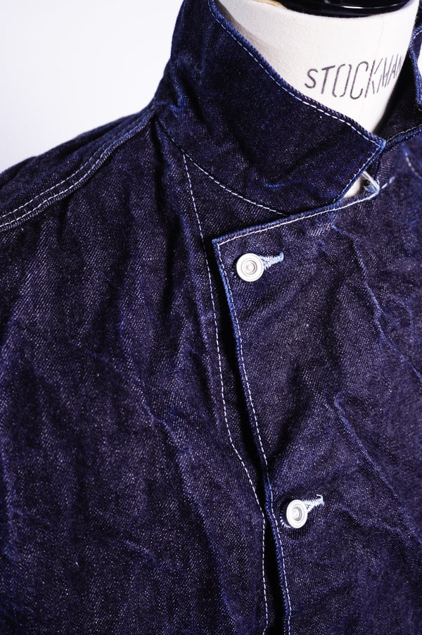 REEFER JEANS VEST -16oz SELVAGE DENIM-