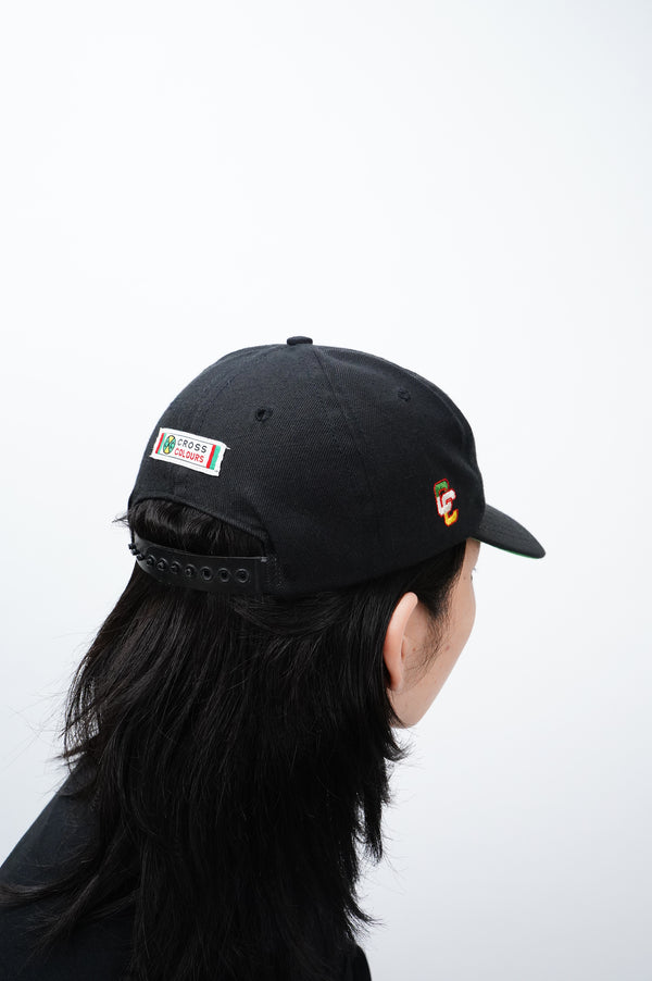 90's "CROSS COLOURS" -Logo Embroidery 6 Panel Cap-