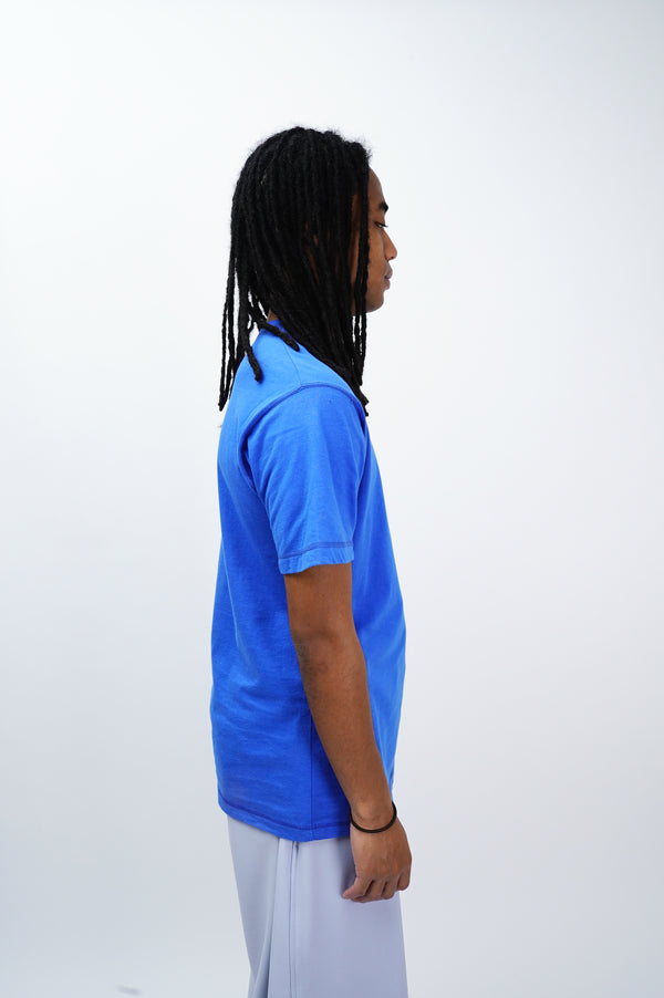 90's "SONIA RYKIEL" -"PERFUMES" Logo Embroidery S/S Tee-