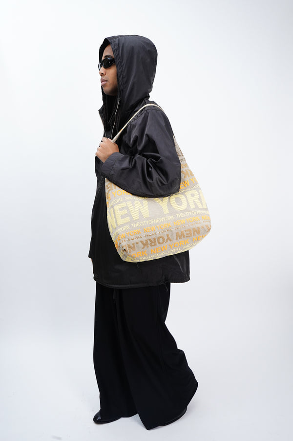 "ROBIN RUTH" -"NEW YORK" Print Tote Bag-