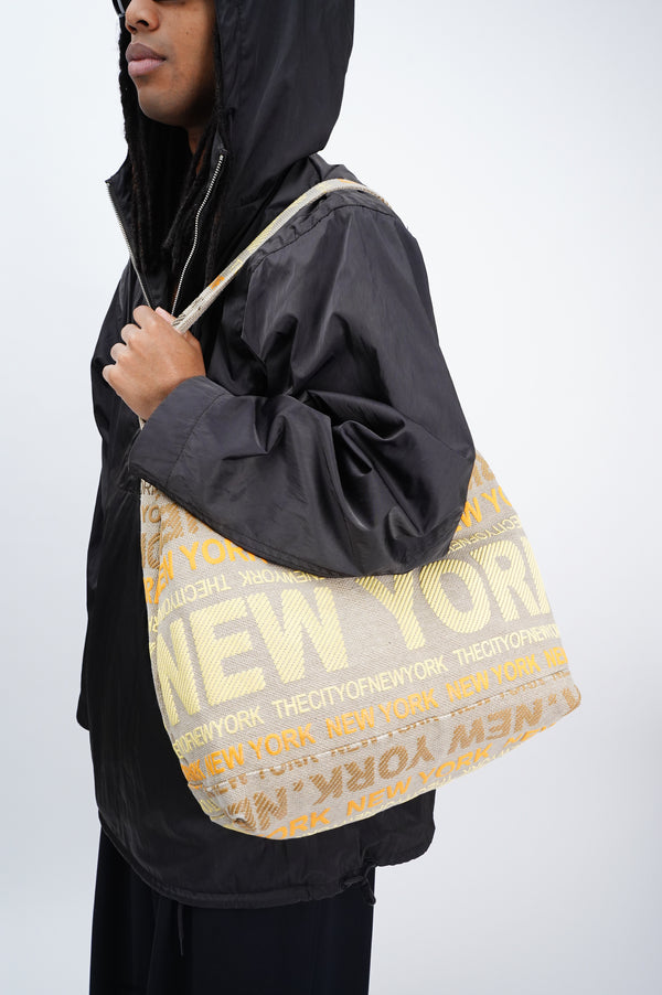 "ROBIN RUTH" -"NEW YORK" Print Tote Bag-