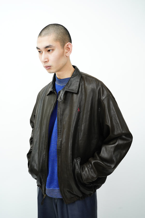 90’s "Polo by Ralph Lauren" -Lamb Leather Blouson-
