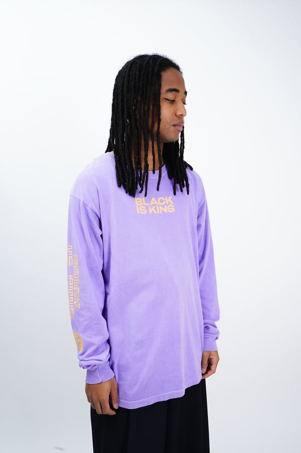 "BEYONCE" -"BLACK IS KING" Print L/S Tee-