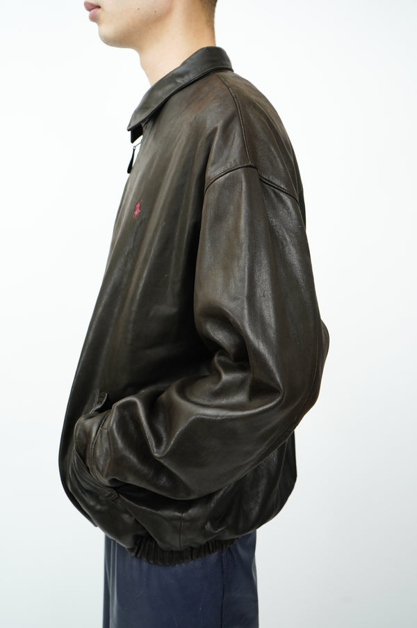 90’s "Polo by Ralph Lauren" -Lamb Leather Blouson-