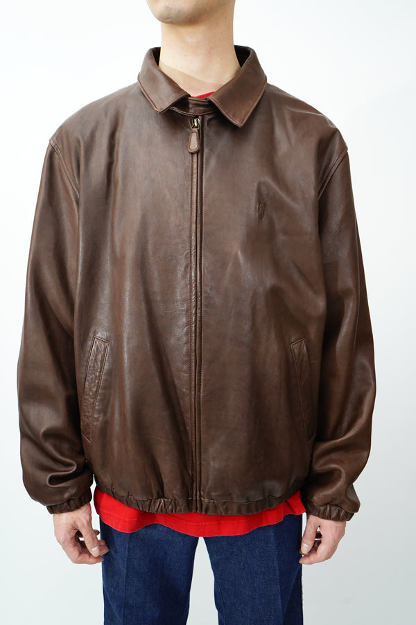 90’s "Polo by Ralph Lauren" -Lamb Leather Blouson-
