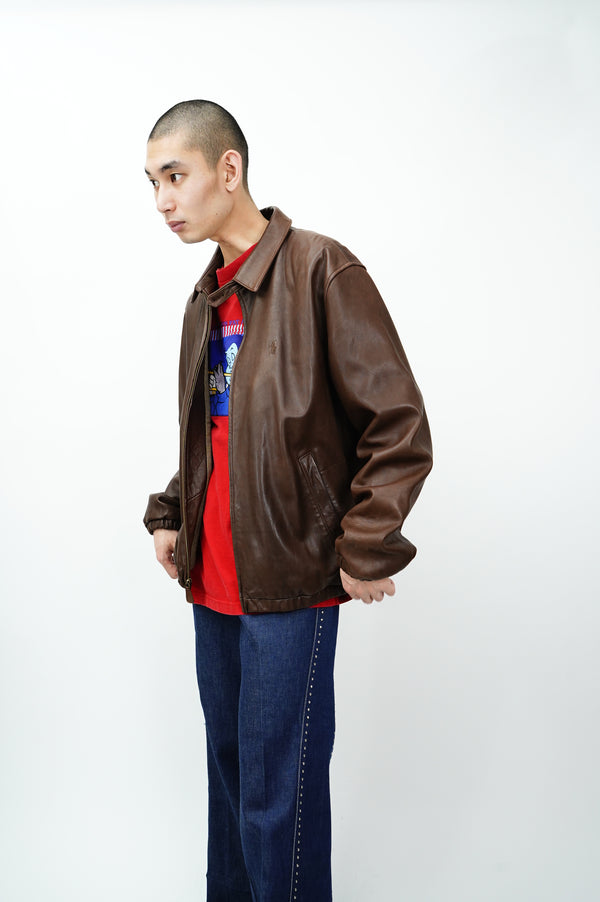 90’s "Polo by Ralph Lauren" -Lamb Leather Blouson-