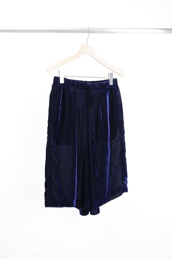 "Comme des Garçons Comme des Garçons" -Velour Easy Shorts-