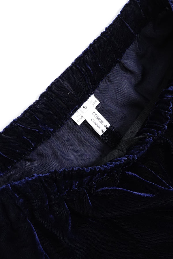 "Comme des Garçons Comme des Garçons" -Velour Easy Shorts-